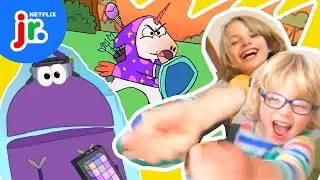 Lollipop Mountain 🍭 StoryBots Super Silly Stories | Netflix Jr