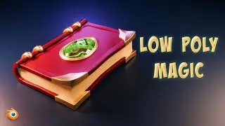 How to Make a Low-Poly Magical Book in Blender