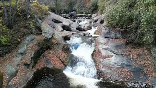 Bust Your Butt Falls on the Cullasaja River mini 3 pro upstream footage