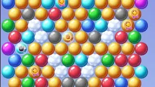 This Bubble Shooter Level Punishes Rushed Shots
