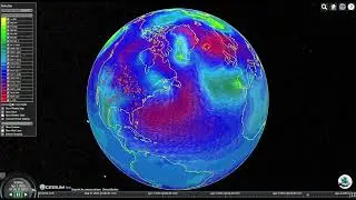 Live Planet: Real-Time Global Weather Visualization in 3D | Powered by NOAA's GFS & CesiumJS