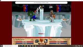 DragonFable gameplay dragon amulet warrior