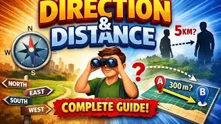Direction Distance Questions | Easy Trick | All Competitive Exams