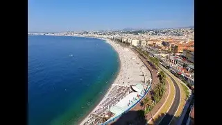 Walking in Nice, France (4K)