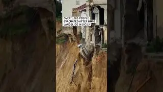 Over 1,000 people evacuated after huge landslide in Sicily