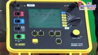 AEMC 6471 2135.49 4-Point Ground Resistance Tester