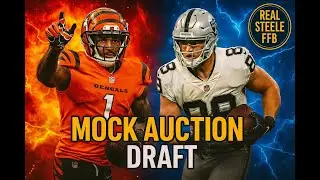 12-Team PPR Mock Auction Draft Strategy! (ESPN Fantasy Football 2025)