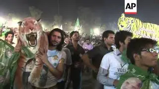 Nawaz Sharif holds election campaign rally