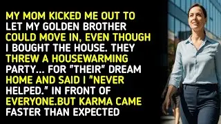 MY MOM KICKED ME OUT TO LET MY GOLDEN BROTHER COULD MOVE IN, EVEN THOUGH I BOUGHT THE HOUS...