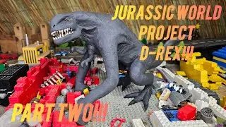 Jurassic World Rebirth Mutant D-Rex Stop Motion Project - The Most Dangerous Dinosaur?