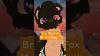 BranTheFox At The Beach!⛱️🦊 #Babyfur #Diaperfur #vrchat #vrchatbabyfur #branthefox #summervibes