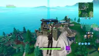 Fortnite Fortbyte #50 Location - Accessible at night time inside mountain top castle ruins