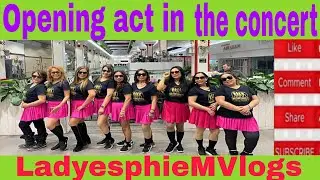 Opening act in the concert at the cinema #Openingact #dancingmommies