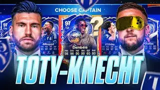Wer ist KNECHT mit BLAUEN HAAREN zum TOTY 😱 TEAM OF THE YEAR Blind Draft Battle 🎉EA FC 26