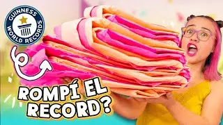 ROMPÍ EL RECORD GUINNESS MÁS IMPRESIONANTE 🤯  *Doblando papel* 😱 Craftingeek