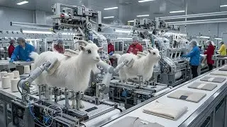 Inside the Modern Goat🐐Factory | How We Can Got Meat, Milk and Products From Goats Full Process