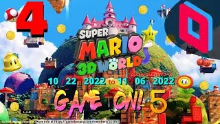 Super Mario 3D World on Yuzu - Live PARSEC STREAMING Day 4 - OBS Recording (+10hours)