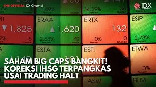 Saham Big Caps Bangkit! Koreksi IHSG Terpangkas usai Trading Halt | 2ND SESSION CLOSING
