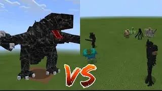 Mobzilla Vs All Mutant Creatures(Excluding The Mutant Iron Golem) - Minecraft Mob Battle