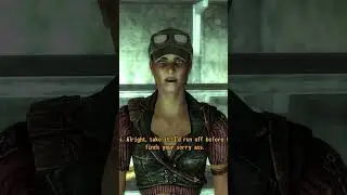 Using Strength To Rob The Mojave Outpost #fallout