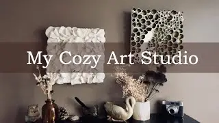 A wander through my cozy art studio