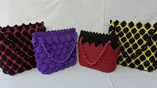 Macam - macam Tas Rajut Taki Kur || Tas Tali kur || Tas Rajut || Macrame || Yuanietha Yusnie