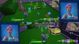 Fortnite.Split screen.No builds.
