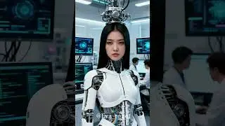 In a Korean robotics laboratory, machinery and equipment are debugging robots. #humanoidrobot #robot