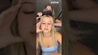 Routines 🎉 smoothing my hair with my sister 🌟💞