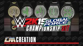 WWE 2K19 | GFW CHAMPIONSHIP-SET | CREATION | CatchoMania