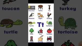 Words from T with pictures #learneasy📚