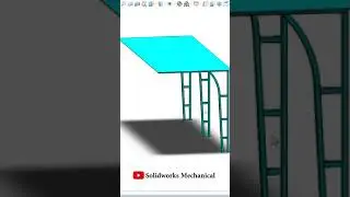 Bicycle Parking Frame(Custom) #tutorial #tech |#SolidWorks||#Mechanical| @DesignWithAjay