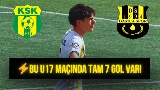 ⚡ U17 A LİGİ'NDE DİKKAT &Ccedil;EKEN PERFORMANS! Kağıthane - Damlaspor |  Ma&ccedil; &Ouml;zeti