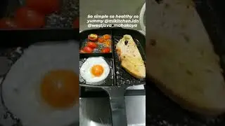 delicious and healhty breakfast using soy oil, vegetables, omega 3 egg from Mikitchen