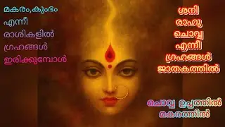 ശനി - രാഹു - ചൊവ്വ - ജാതകത്തിൽ ! മകരത്തിലെ ചൊവ്വ ! സമ്മർദ്ദങ്ങൾ വിജയത്തിലേക്ക് നയിക്കുമ്പോൾ !