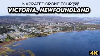 Captivating 4K Drone Adventure Over Victoria, Newfoundland 🌊🍁 | Explore Canada's Natural Beauty