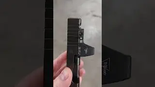 Optic Milling with Liquid Blue Coating Glock 17 RMR