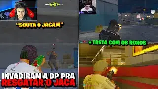 INVADIRAM A DP PRA RESGATAR O OVOTZ! + TRETA COM OS ROXOS NA PISTA