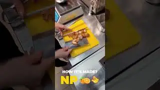 How it's made Orange Chicken. #shorts