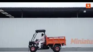 Miniature to real Electric Cargo ATV#cargo #utv #travel #farmer #manufacturer
