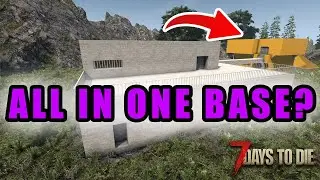I Built an ALL IN ONE Craft Base in 7 Days to Die