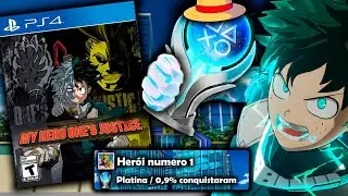 A PLATINA DE MY HERO ONES JUSTICE É BIZARRAMENTE DIFICIL