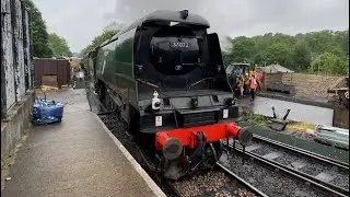 SR Battle of Britain + Ivatt 2 | 34072 + 41313 | Spa Valley Railway | Tunbridge Wells West |18/06/23