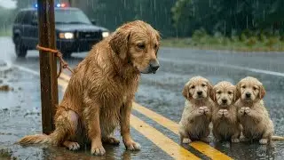 Kind Man Rescues Abandoned Mother Dog and Puppies - It will touch your heart