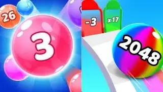 2048 | Rolling Ball Numbers Merge vs Marble Run 3D #cutiepie22yt