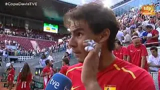INTERVIEW: Rafael Nadal & Marc Lopez talk about their Davis Cup playoffs win