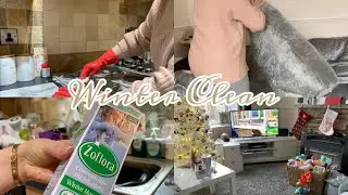 Vlogmas Day 4 2020- WINTER SPEED CLEAN WITH ME #vlogmas #speedclean #winterclean