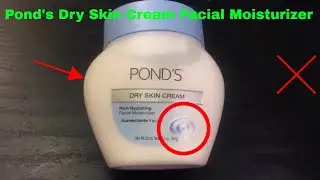 ✅  How To Use Pond's Dry Skin Cream Facial Moisturizer Review