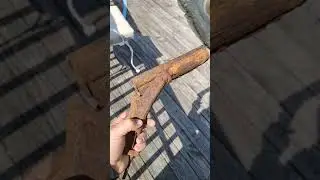 SAWED OFF Found Magnet Fishing in a river! MURDER WEAPON? #shots #shotgun