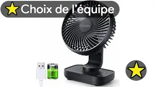 🏆 TOP 3 MEILLEUR VENTILATEUR SANS FIL RECHARGEABLE 2025 💨